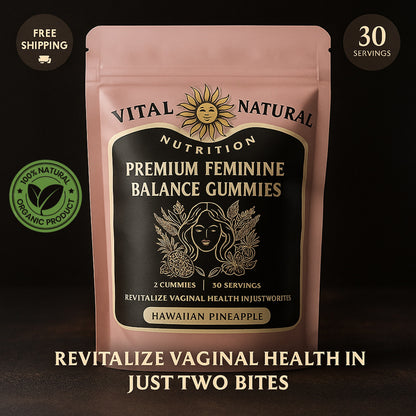 Vital Source Feminine Balance Gummies - Hawaiian Pineapple
